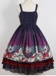 Dark Purple Night Elf Elegant Gothic JSK