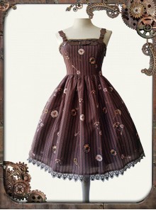 Mechanical Doll Mini Braces Skirt Coffee Color