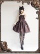 Mechanical Doll Mini Braces Skirt Coffee Color