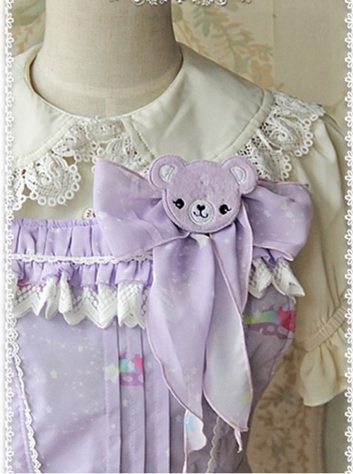 Sleeping Bear Sweet Style Side pockets JSK - by Infanta