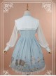 Sweet Square Collar Bow-Knot Decorated OP Dress - Angel Serenade