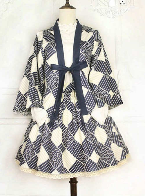 Miss Point, Kanagawa Haori Kimono-like Jacket