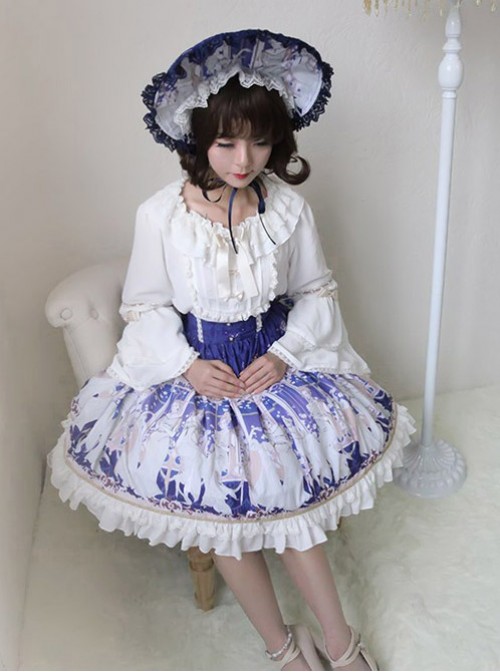 Neverland Lolita,Elector,Sweet Lolita Normal Waist Skirt