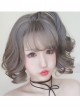 Lolita Grey Soft Sister Short Egg Roll Wig