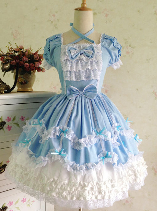 baby blue lolita dress