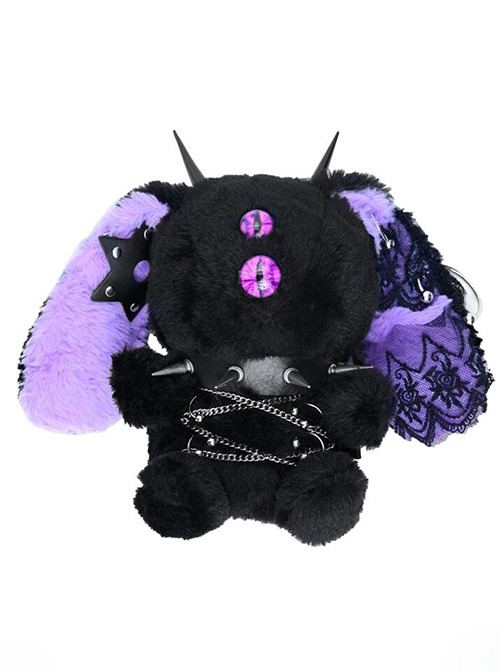 Gothic One-Eyed Devil Rabbit Messenger Bag