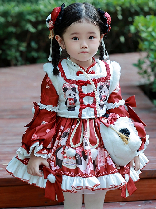China Style Mountain Print Lolita Dress CAT0009 main image 0