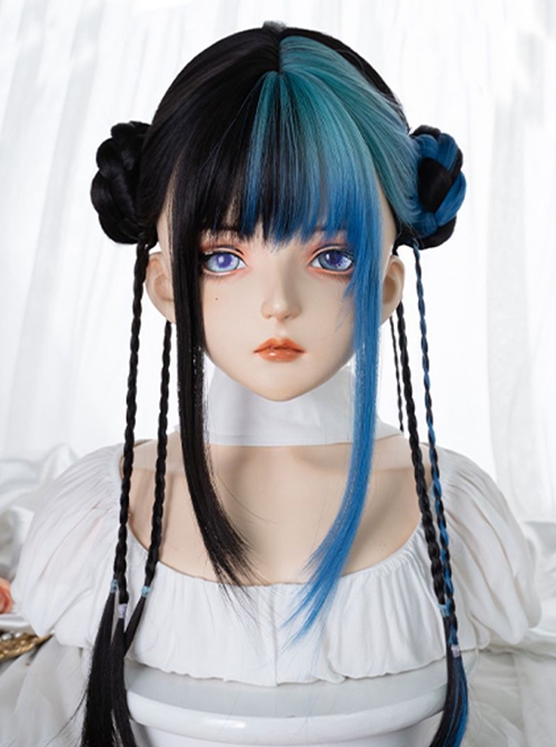 Review for Punk color matching Lolita wig yv42551