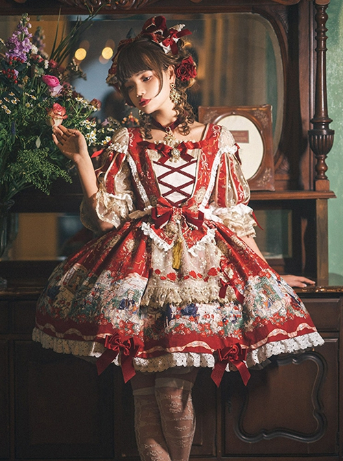 ワンピース YOUTHBATH X SOUP loli Apron dress 5BJH390 YOUTHBATH X SOUP loli Apron dress 5BJH390 (YOUTHBATH