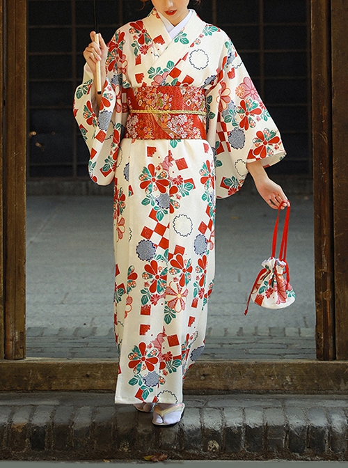 Amazon.com: Girls Sakura Silk Satin Kimono Dress Gown Cherry