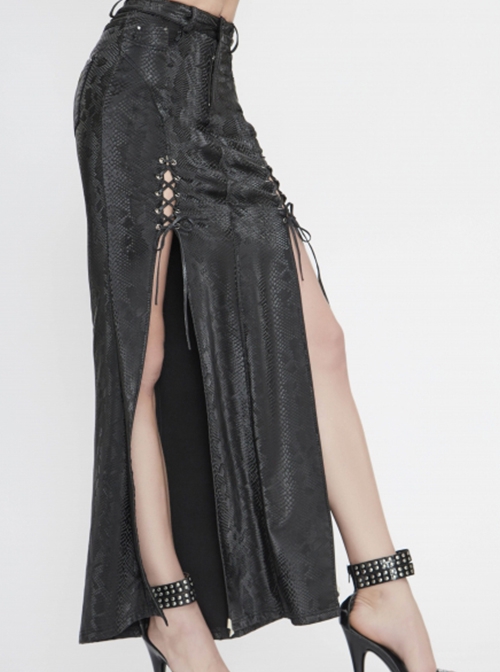 Snakeskin asymmetrical skirt new arrivals