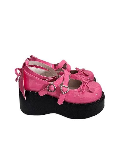 Lolita Cross Mary Janes Shoes