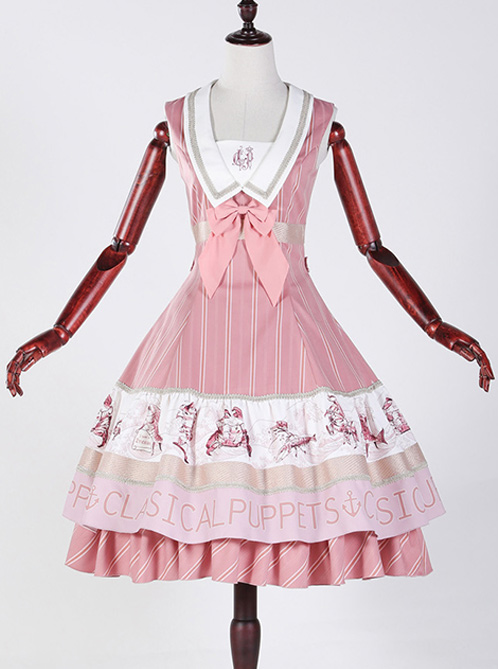 Classical puppets Muscle Aquarium pink lolita JSK