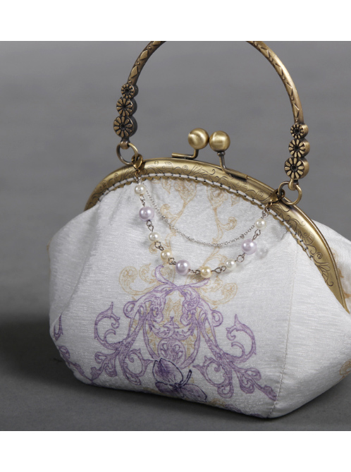 Otaksa's June Days Series White Elegance Classic Lolita Bag