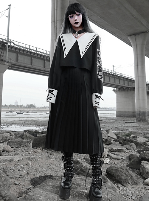 Shirt goth skirt sale